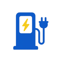 Borne de recharge (Est)